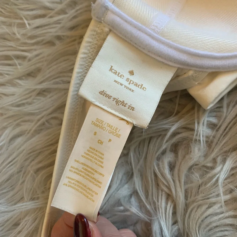 kate spade Cream Bikini Top